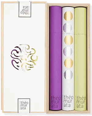 theomurata(テオムラタ) - ビーンズショコラ･茶葉ショコラ通販お取り寄せ - 「HAKUビーンズショコラ3本桐箱セット」通販お取り寄せのギフト